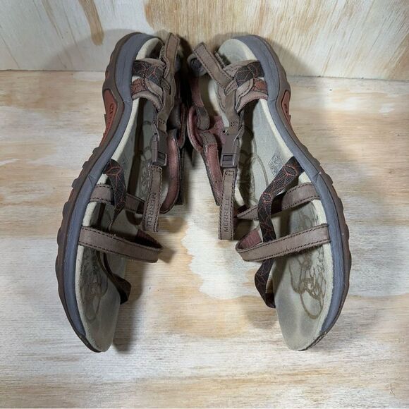 Merrell Tan and Brown Sandals Women’s Size 8 - Picture 3 of 8